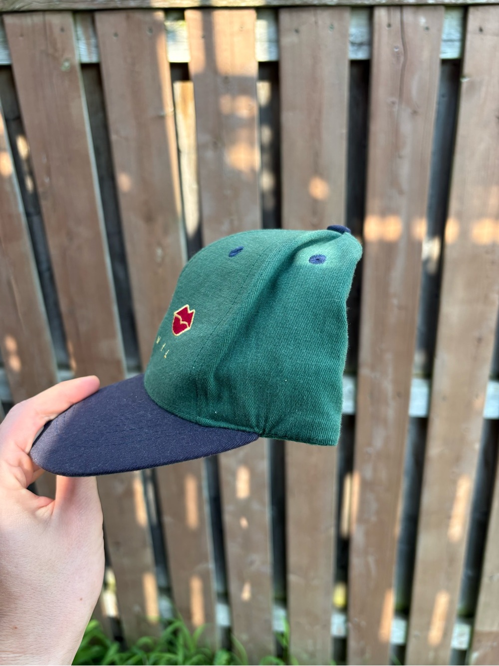 Vintage 'No Evil' Embroidered Baseball Cap Hat SnapBack 90s - Picture 5 of 5